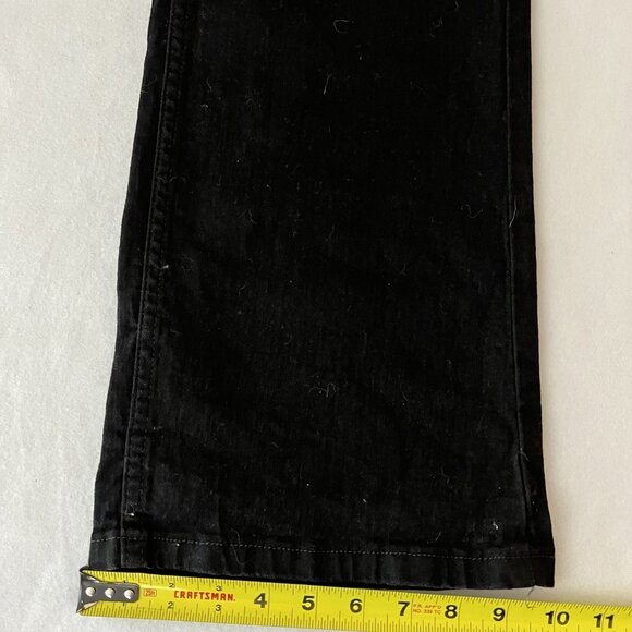 Riders by Lee Women's Stretch Black Denim Jeans Size 18P Boot Cut Mid Rise - Picture 11 of 12